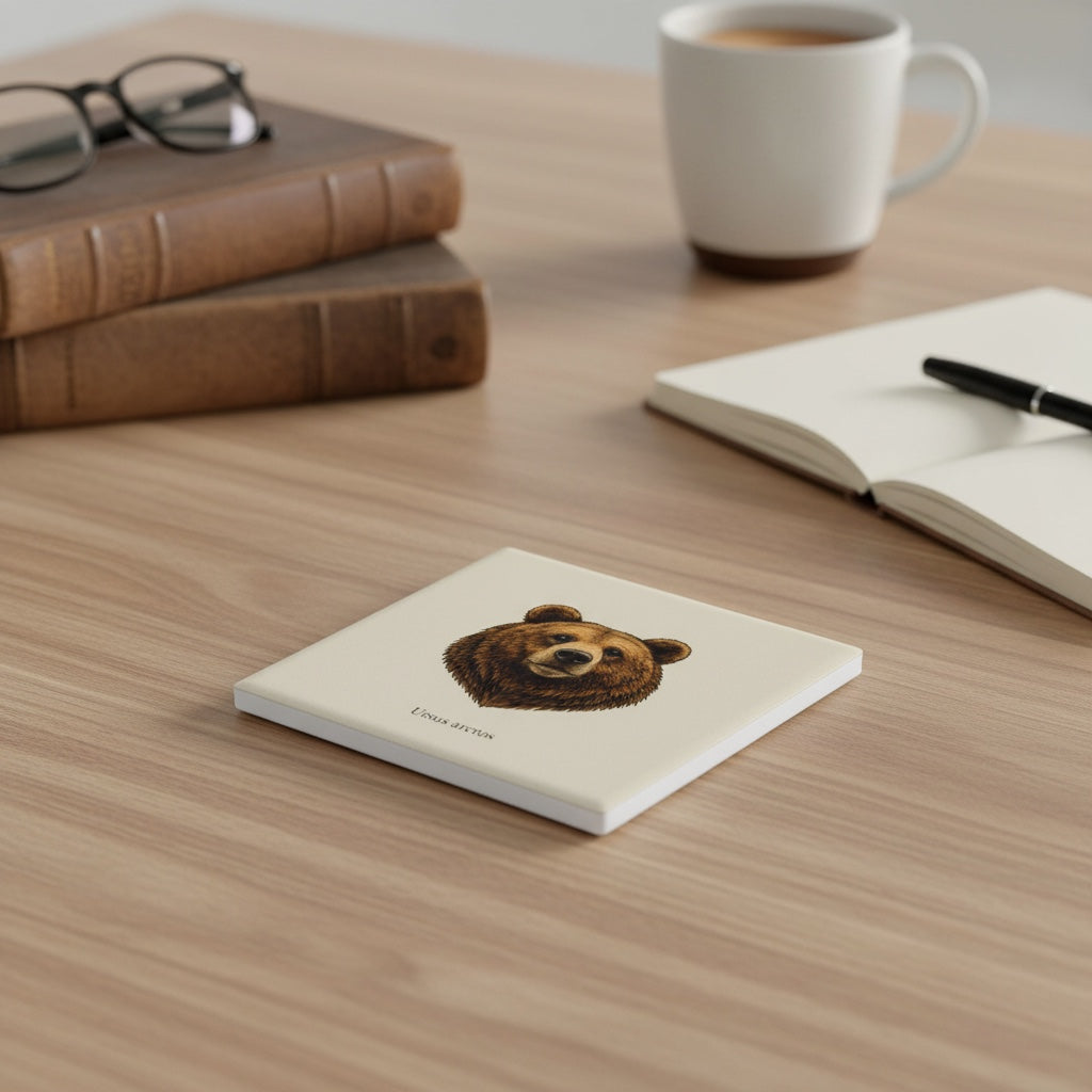 Ceramic Coaster - Brown Bear (Ursus arctos)