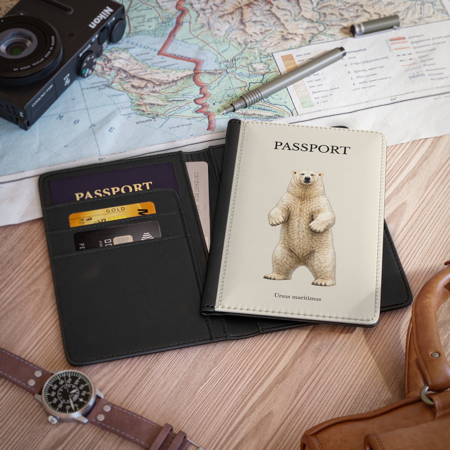 Passport Cover - Polar Bear (Ursus maritimus)