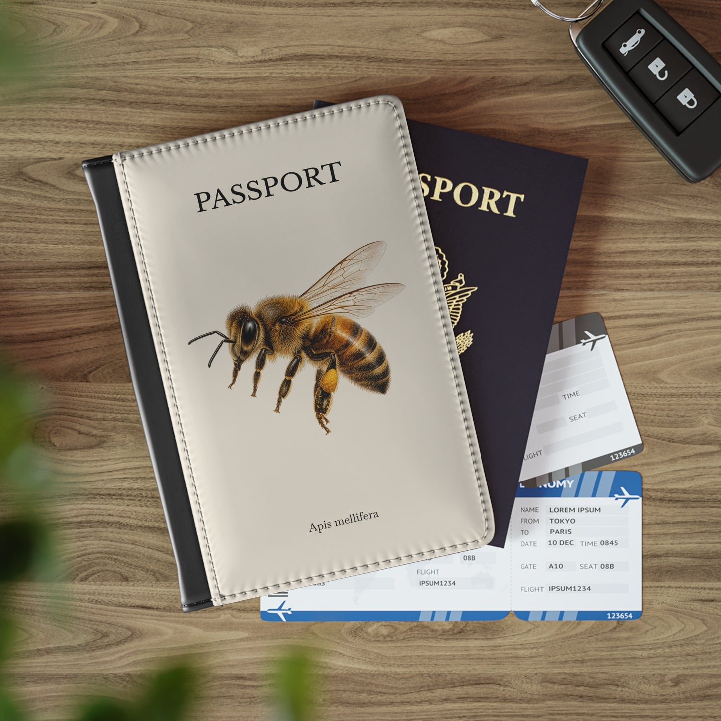Passport Cover - Honey Bee (Apis mellifera)
