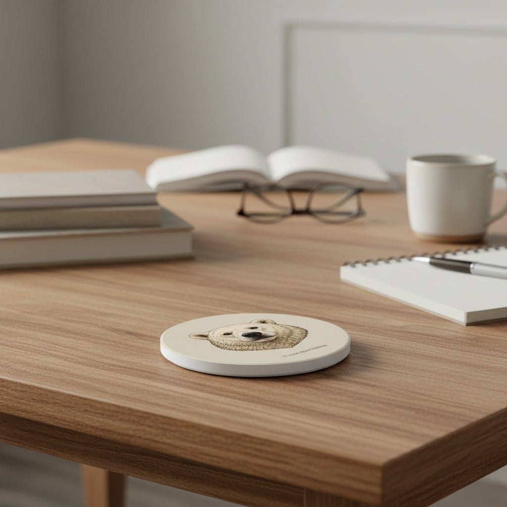 Ceramic Coaster - Polar Bear (Ursus maritimus)