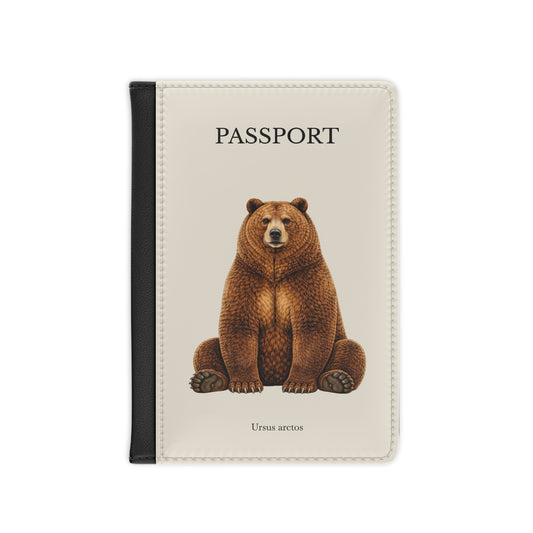 Passport Cover - Brown Bear (Ursus arctos)
