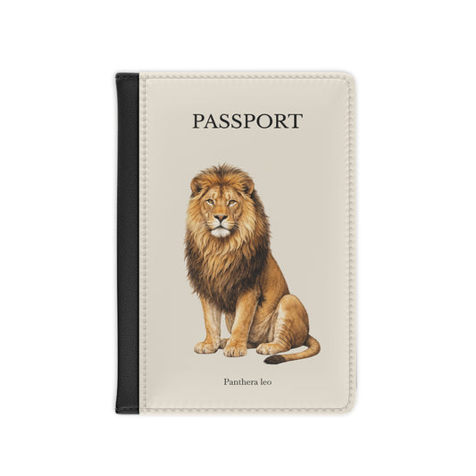 Passport Cover - Lion (Panthera leo)