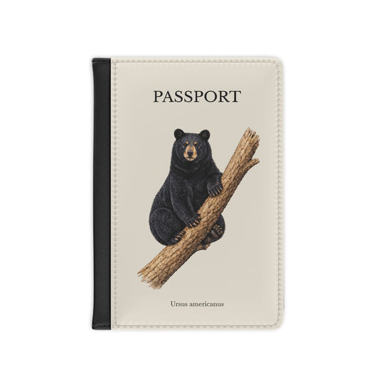 Passport Cover - Black Bear (Ursus americanus)