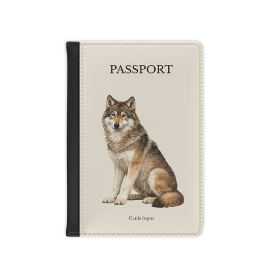 Passport Cover - Wolf (Canis lupus)