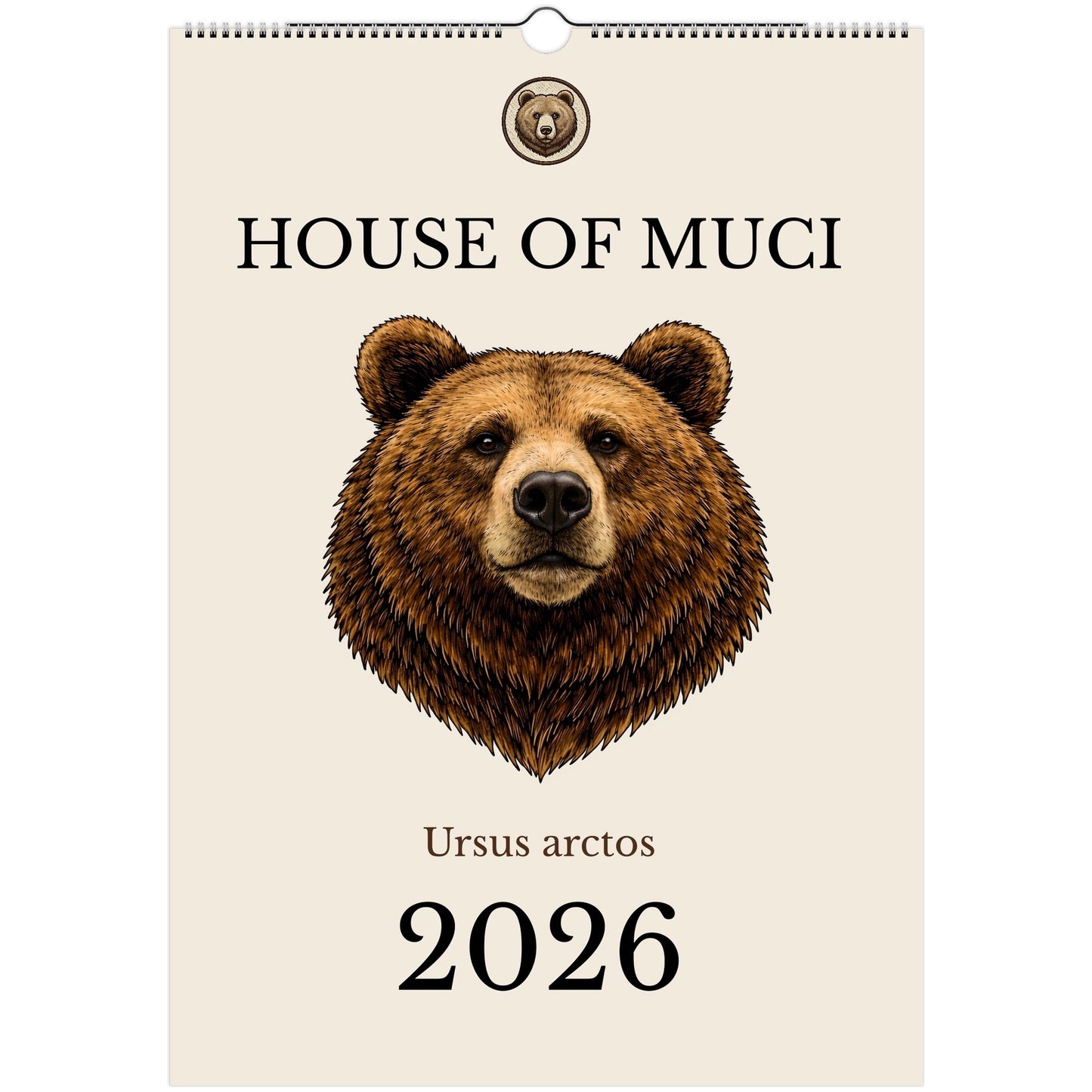 Wall calendar 2026 - Brown Bear (Ursus arctos) GERMAN