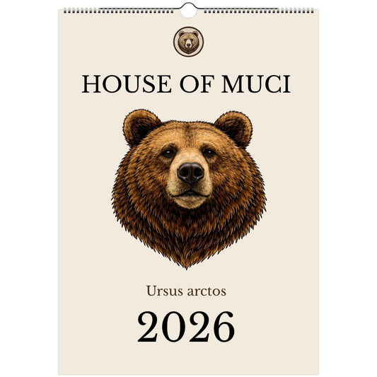 Wall calendar 2026 - Brown Bear (Ursus arctos) GERMAN