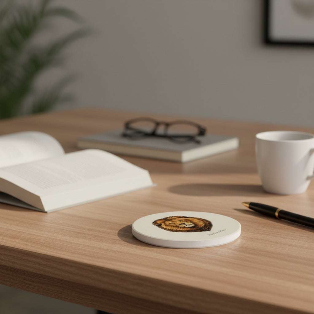 Ceramic Coaster - Lion (Panthera leo)