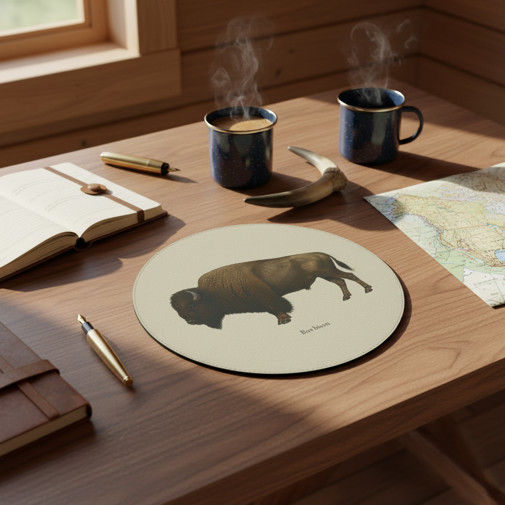 Mauspad - Amerikanischer Bison (Bos bison)